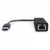 Cabo Adaptador USB 3.0 x RJ45 ADP-USBLAN1000BK Plus Cable